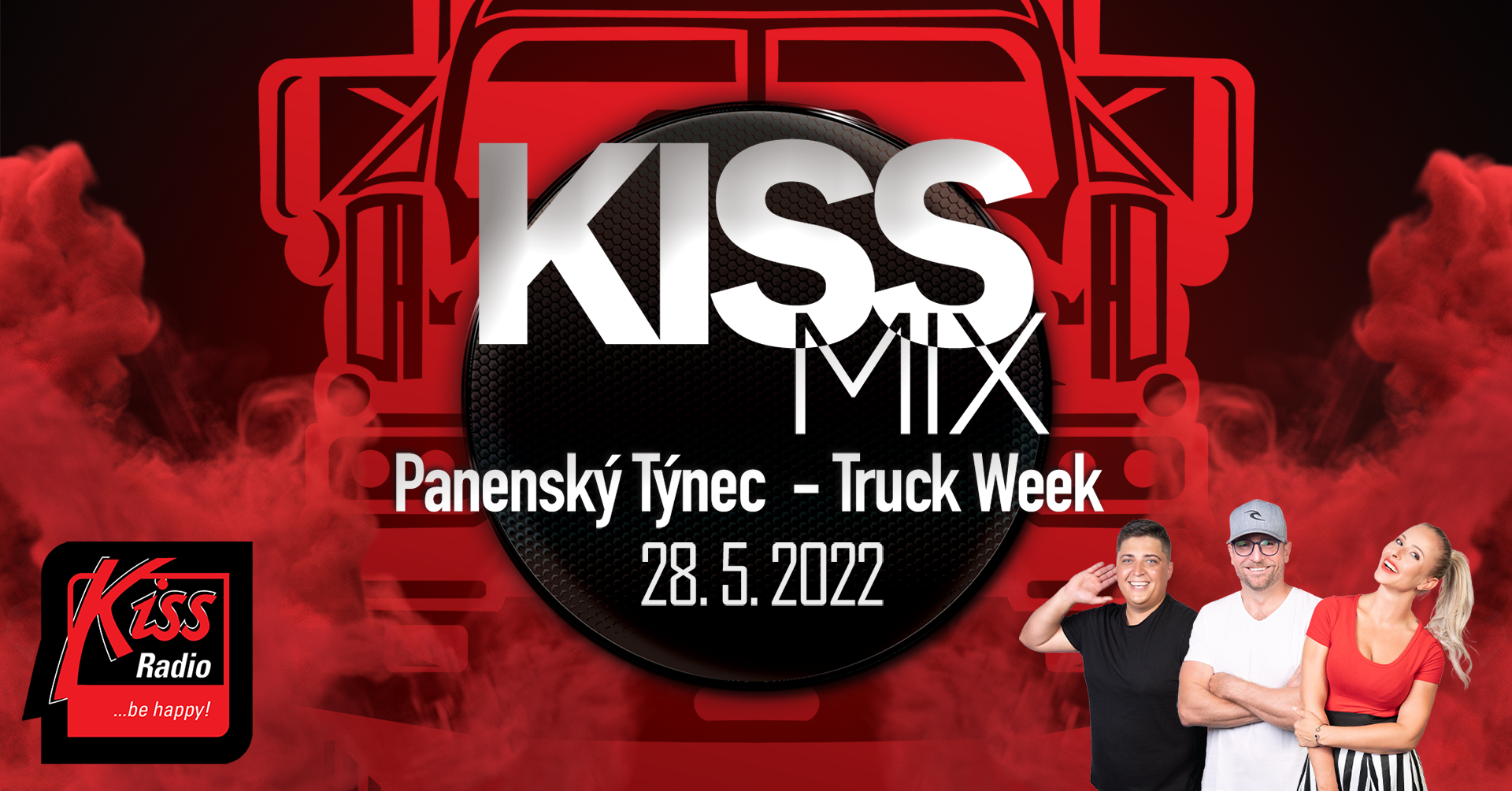 Kiss Mix na Truck Weeku v Panenském Týnci
