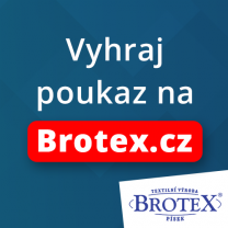 Soutěž o poukazy za 3.000 Kč na Brotex.cz
